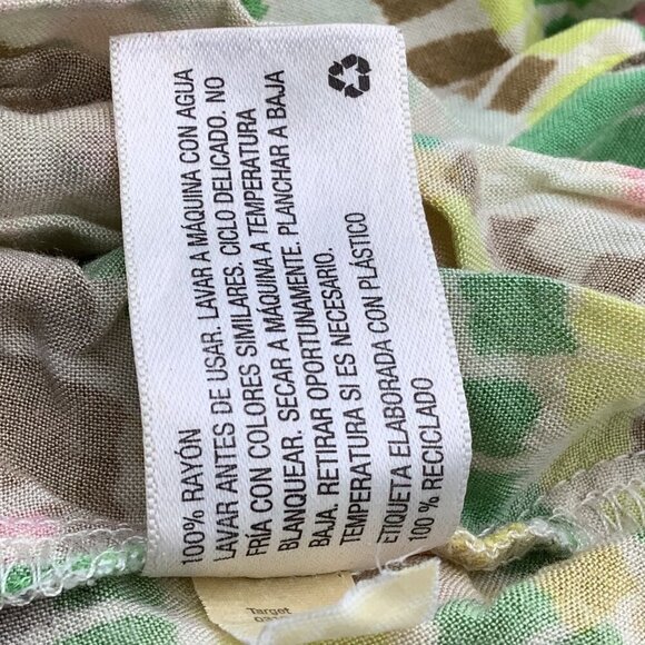 Cherokee Toddler Girls Multicolor Printed Dress Ruffled Sleeves Size 2T Sundress - Picture 8 of 12